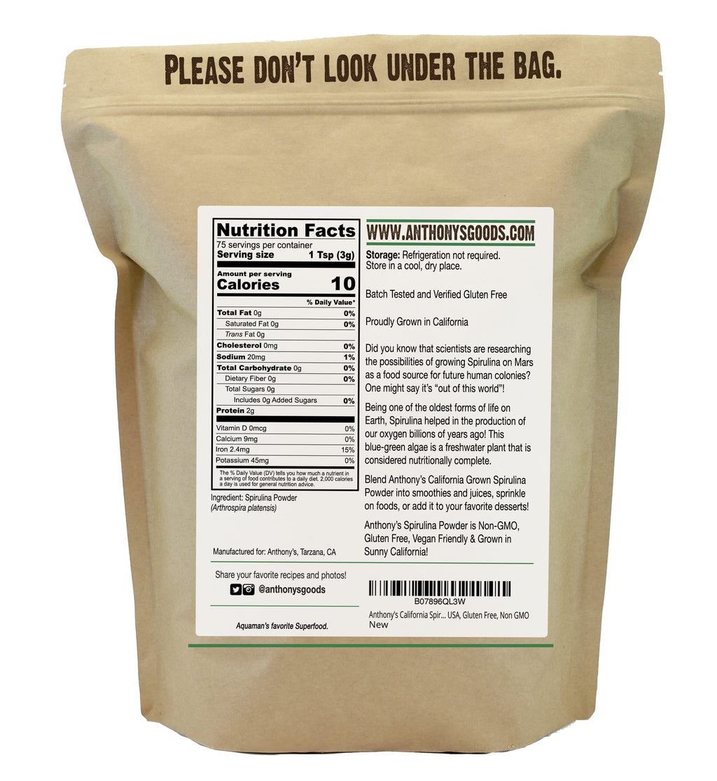 Anthony's California Spirulina Powder - 8 oz - image 2