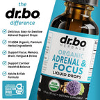 DR. BO Adrenal Support Liquid Drops with Adaptogens - 1 Fl Oz - image 4