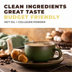 Left Coast Performance Keto MCT Powder + Collagen + Prebiotic Acacia