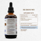Secrets of the Tribe He Shou Wu Liquid Extract for Energy & Vitality - 4 fl oz - image 4