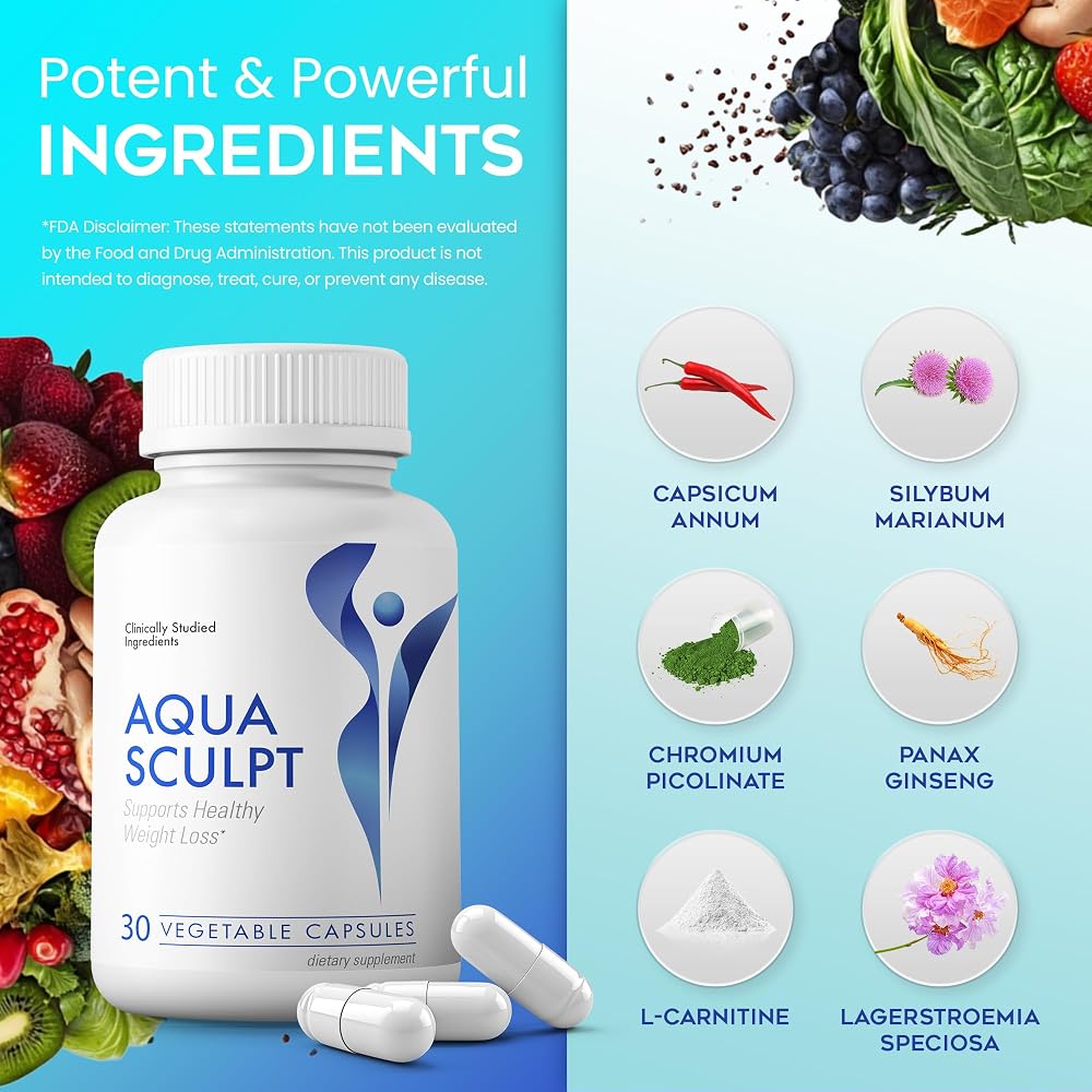 AquaSculpt Energy Support Healthy Metabolism - 90 Capsules - image 7