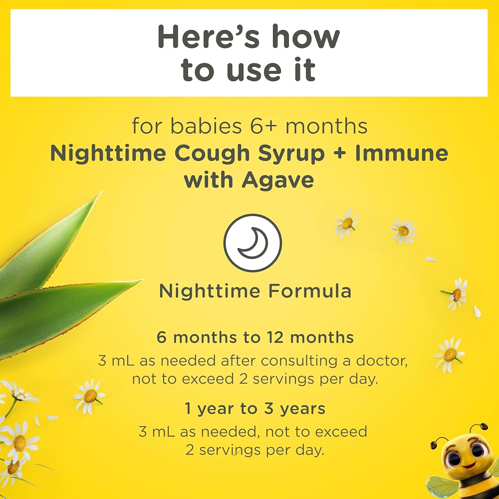 Zarbee's Baby Nighttime Cough Syrup with Agave & Zinc - 2 fl oz - image 8