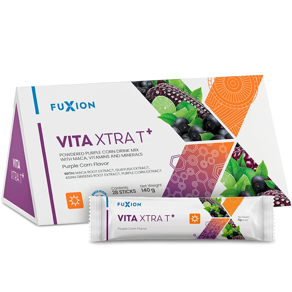 FuXion Vita Xtra T+ Energy Drink Powder - 28 Sticks
