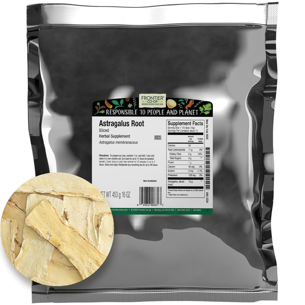 Frontier Co-op Astragalus Root Sliced - 16 Ounce