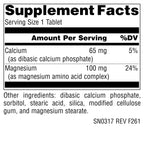 Source Naturals Magnesium Chelate Complex 100 mg - 100 Tablets - image 2