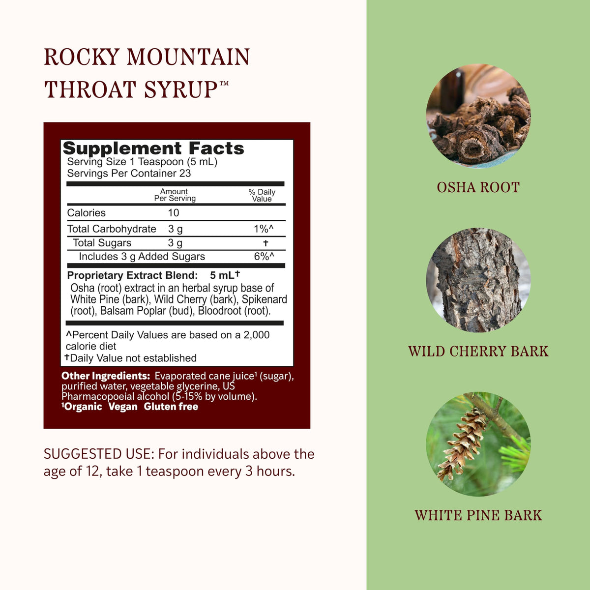 Herbs Etc. Rocky Mountain Throat Syrup Vegan - 4 fl oz - image 4