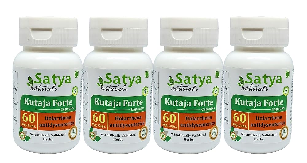 Satya Naturals Kutaja Forte Capsules 500 mg. 60 Veg. Capsule
