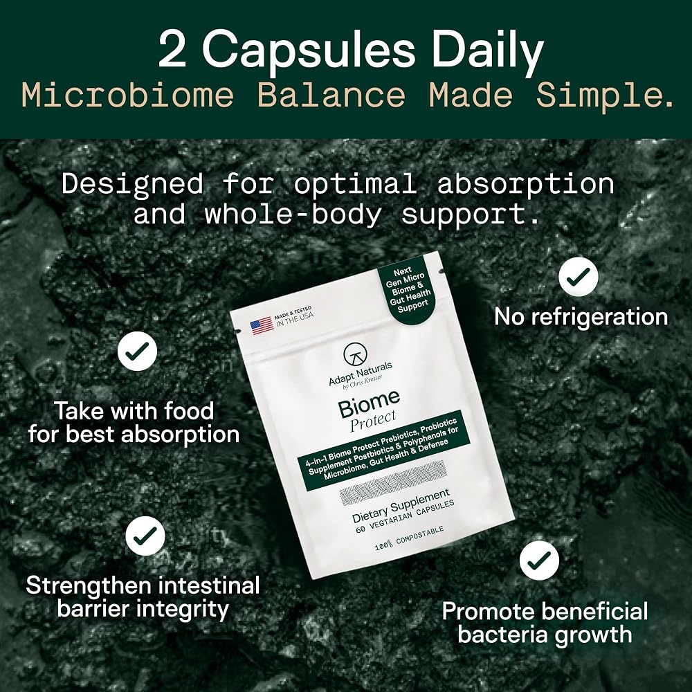 Adapt Naturals 4-in-1 Biome Protect Prebiotics