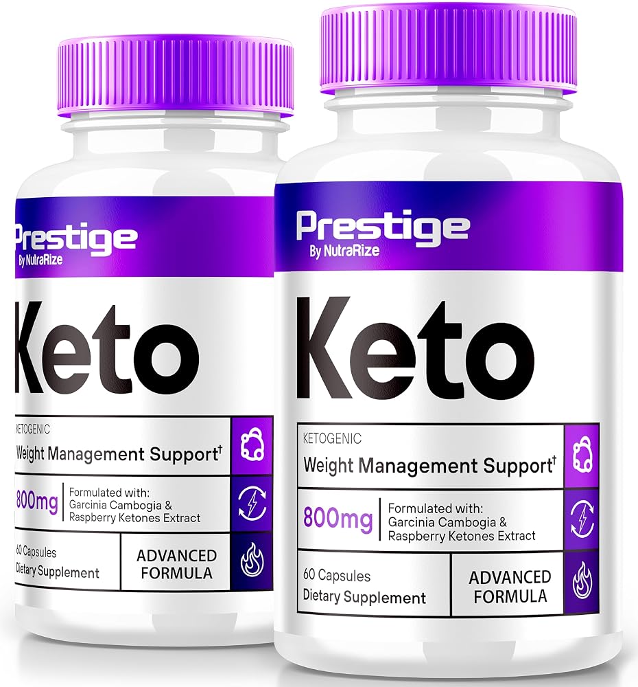 NutraRize Prestige Keto Capsules Advanced Weight Loss - 120 Capsules