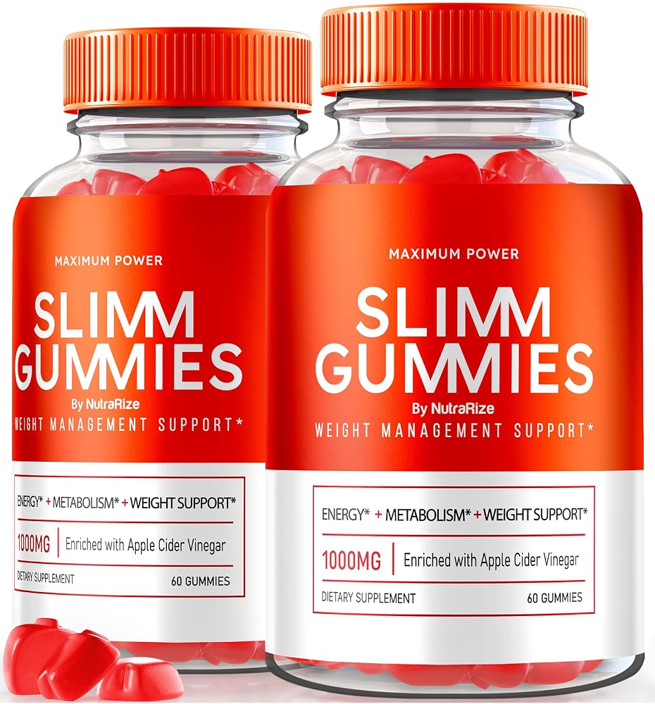 NutraRize Slimm Keto ACV Gummies for Weight Loss - 120 Gummies