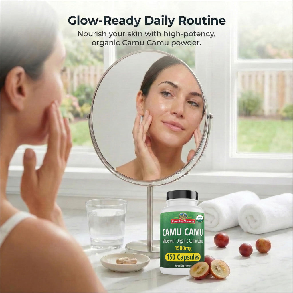 Peruvian Naturals Organic Vitamin C from Camu Camu - 150 Capsules - image 3