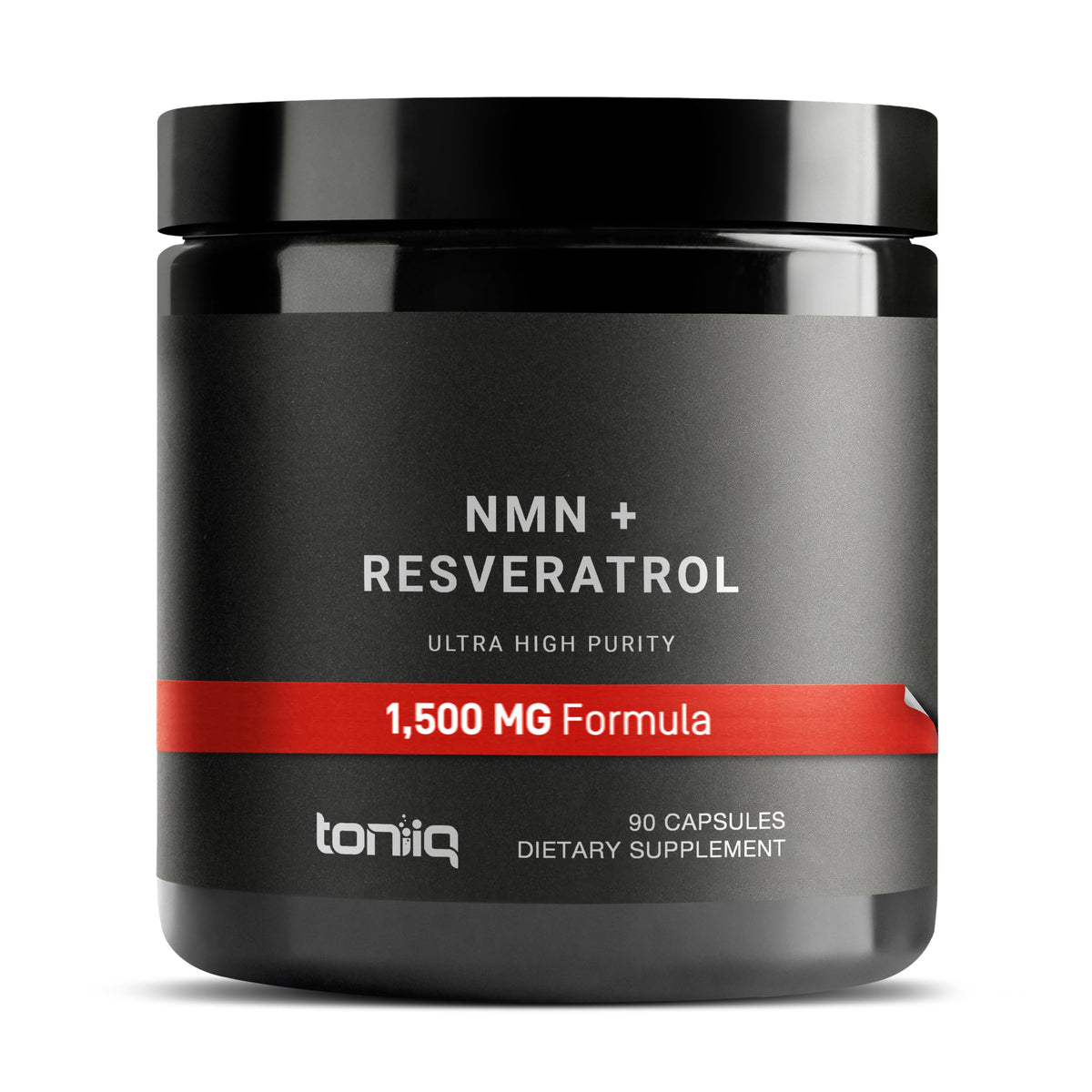 Toniiq NMN + Resveratrol 1500mg with Uthever® - 90 Capsules