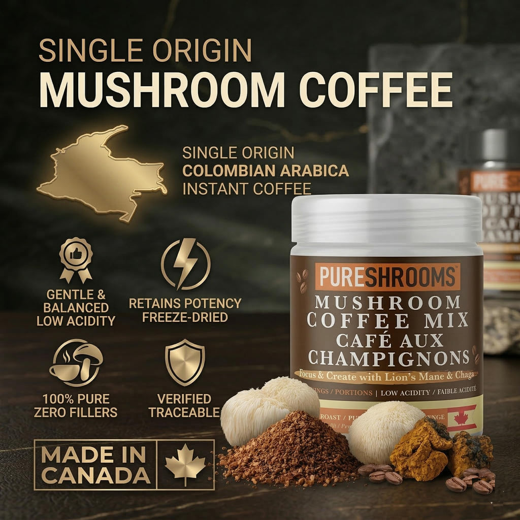 Pure Shrooms Adaptogenic Coffee