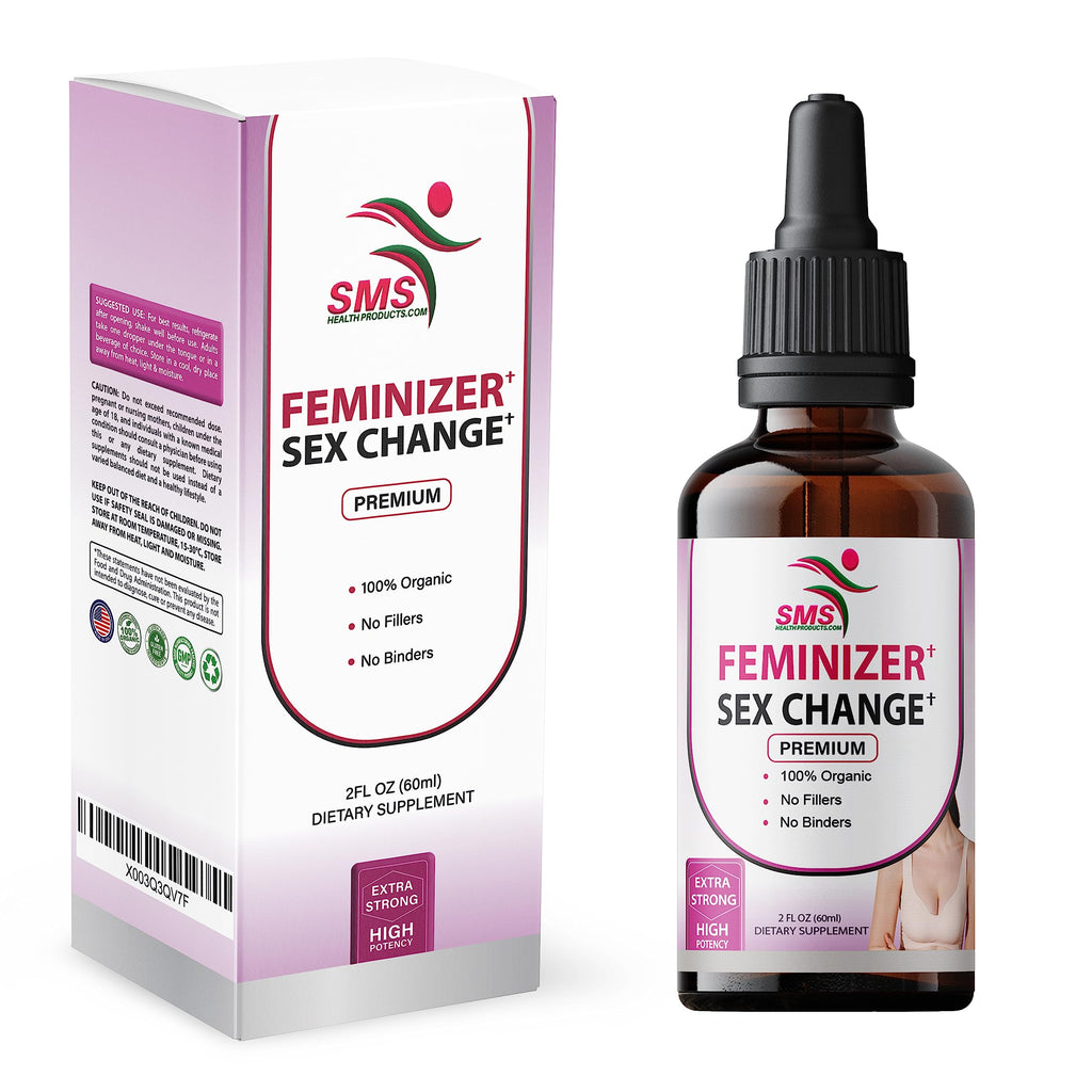 SMS Feminizer Pueraria Mirifica Drops Herbal Extract - 2 Fl Oz