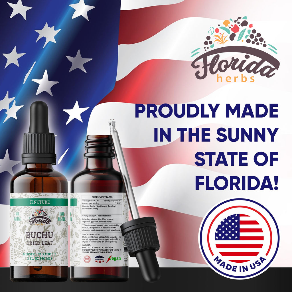 Florida Herbs Buchu Tincture Organic Extract - 2 oz - image 5