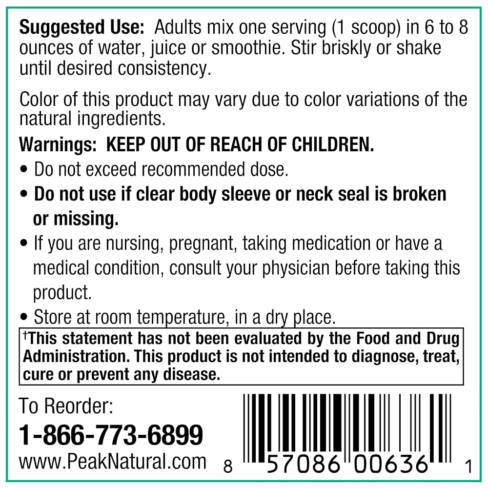 Peak Organic Superfruits Polyphenol Powder - 30 Servings - image 3