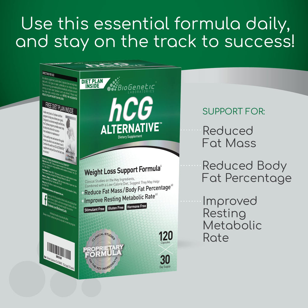 BioGenetic Laboratories hCG Alternative Weight Loss Formula - 120 Capsules - image 6