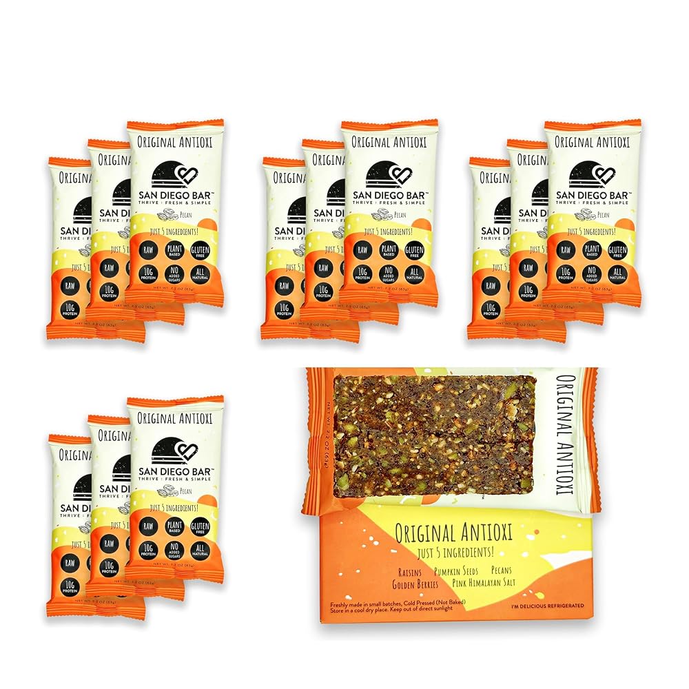 SAN DIEGO BAR Vegan, Healthy All-Natural Energy & Performance Meal Bar