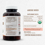 Secrets of the Tribe Anise Seed USDA Organic Capsules