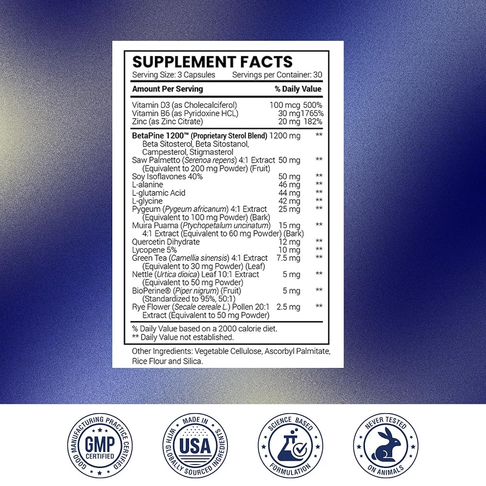 Research Verified Prosta Relief Saw Palmetto - 180 Capsules - image 8