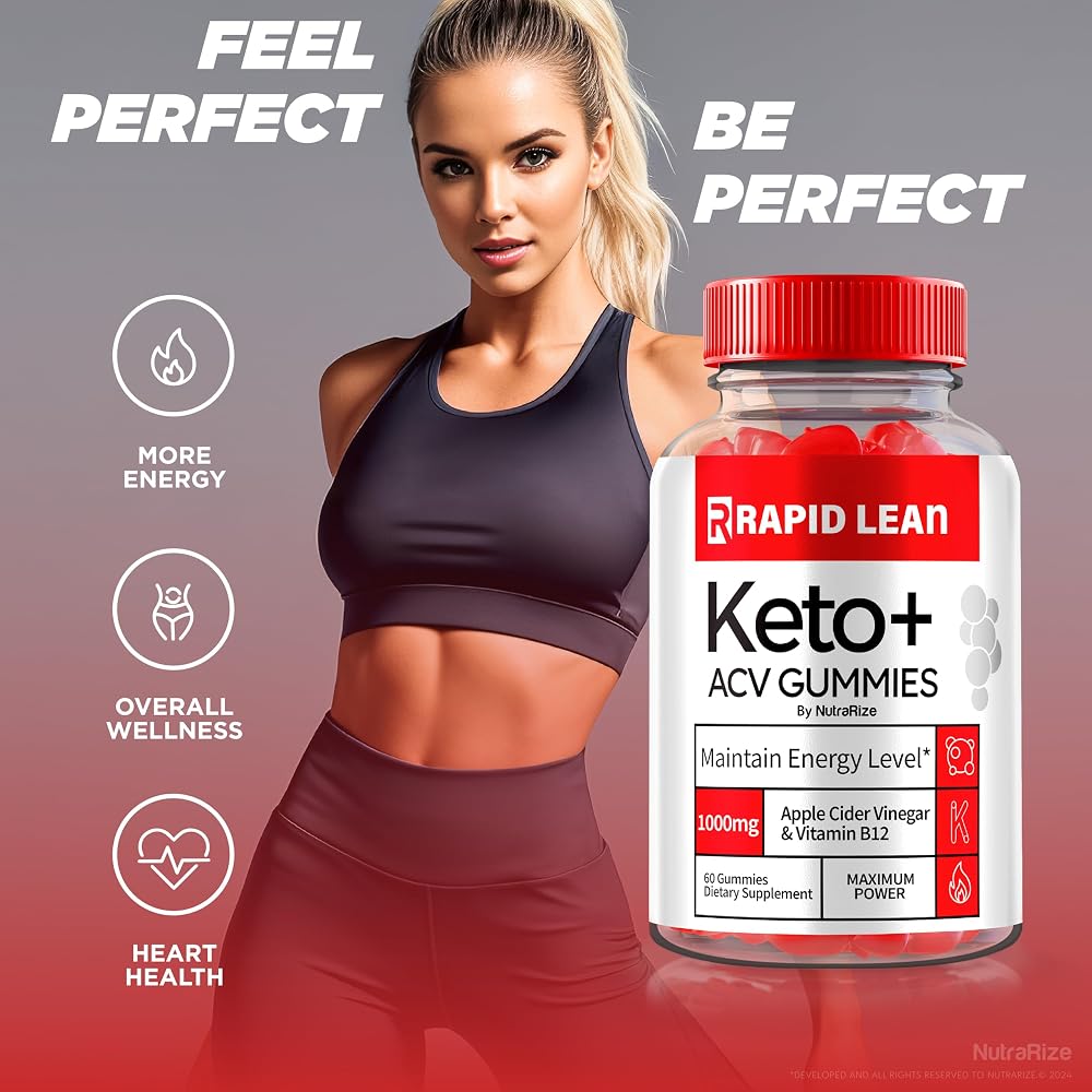 NutraRize Rapid Lean Keto ACV Gummies Weight Loss - 60 Gummies - image 4