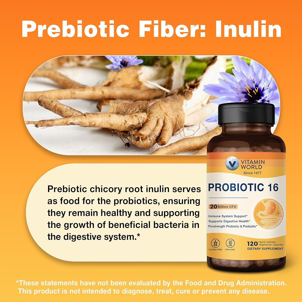 Vitamin World Probiotic 16 20 Billion CFU - 120 Capsules - image 5