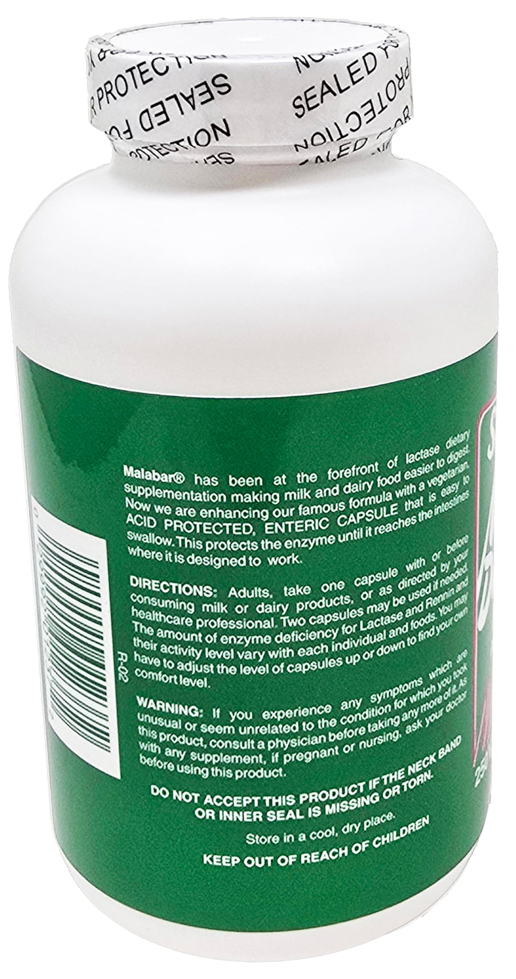 Malabar Super Milk Digestant Double Strength - 250 Tablets - image 2