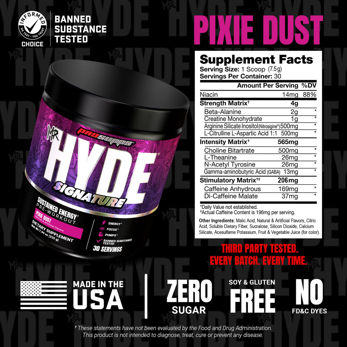 ProSupps Mr. Hyde Signature Pre Workout Powder with Creatine
