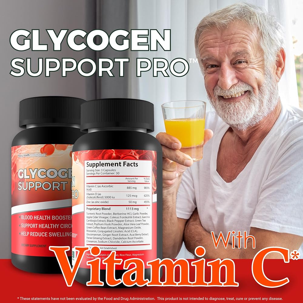 Happy Health Marketplace Glycogen Support Pro Blood Health - 90 Capsules - image 6