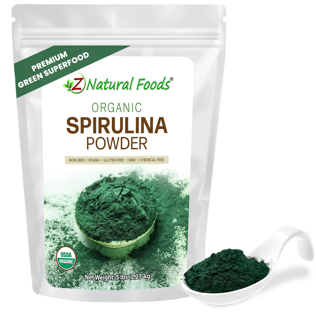 Z Natural Foods Organic Spirulina Powder - 80 oz