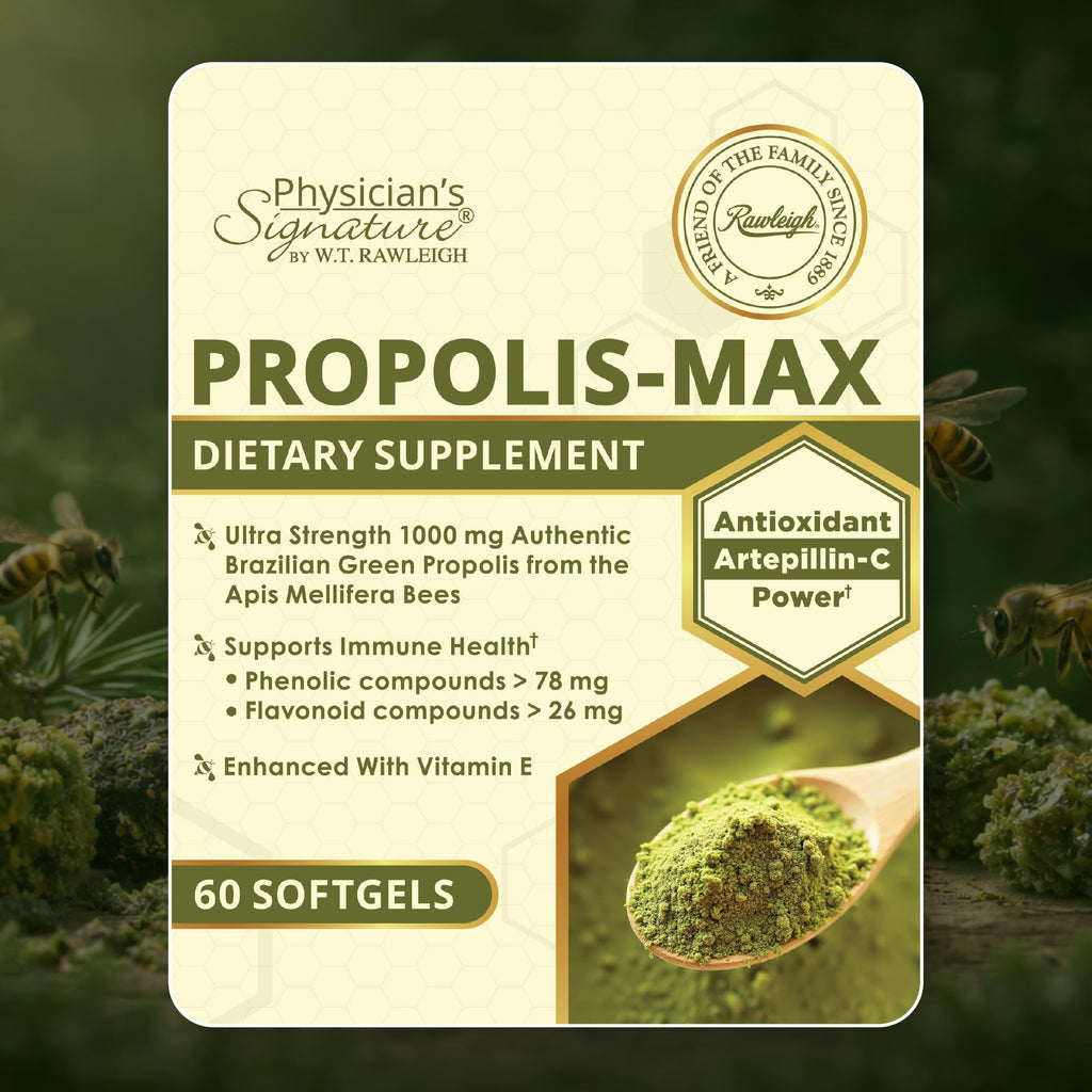 Rawleigh Brazilian Green Propolis Extract 1000mg - 60 Softgels - image 8