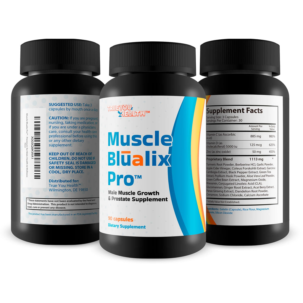 Generic Muscle Blualix Pro Prostate Supplement for Men - 1 Bottle - image 4