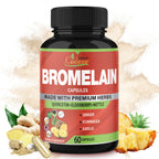 Organic Cadane Bromelain Extract with Quercetin - 60 Capsules