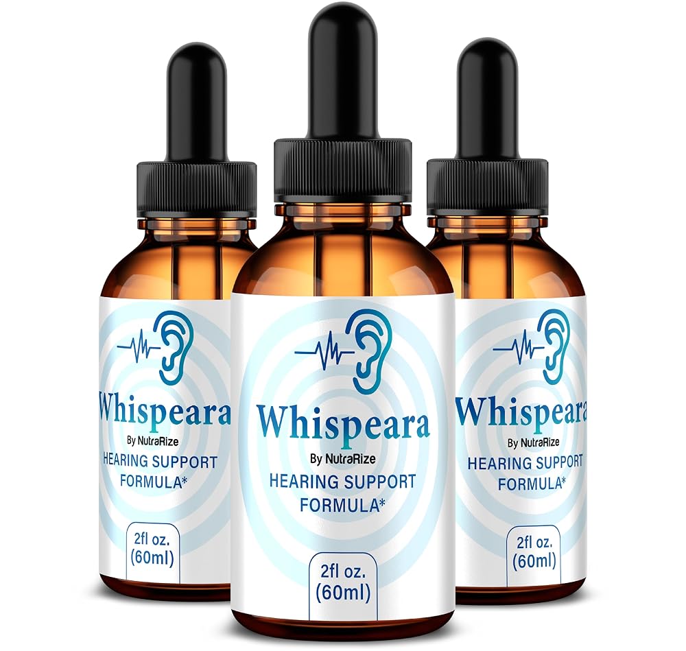 NutraRize Whispeara Drops Hearing Support Formula - 3 Pack