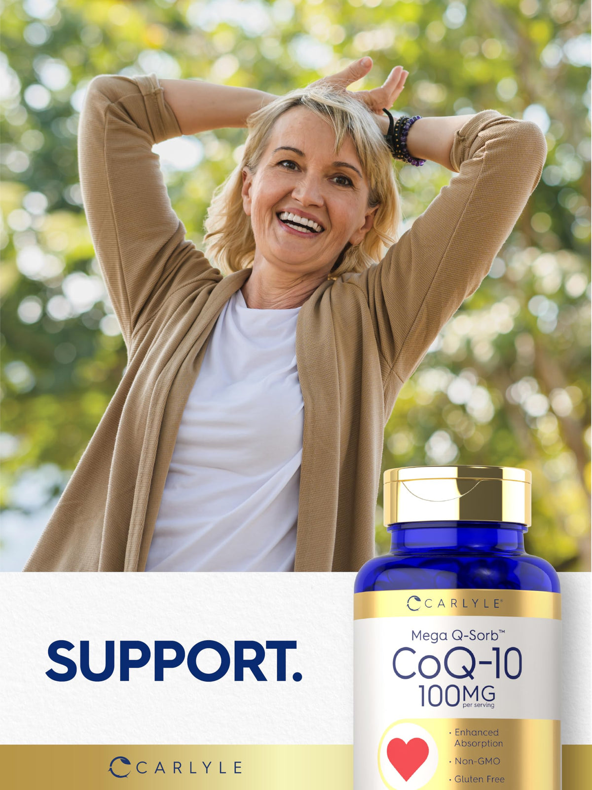 Carlyle CoQ10 100mg Softgels - 240 Count - image 7