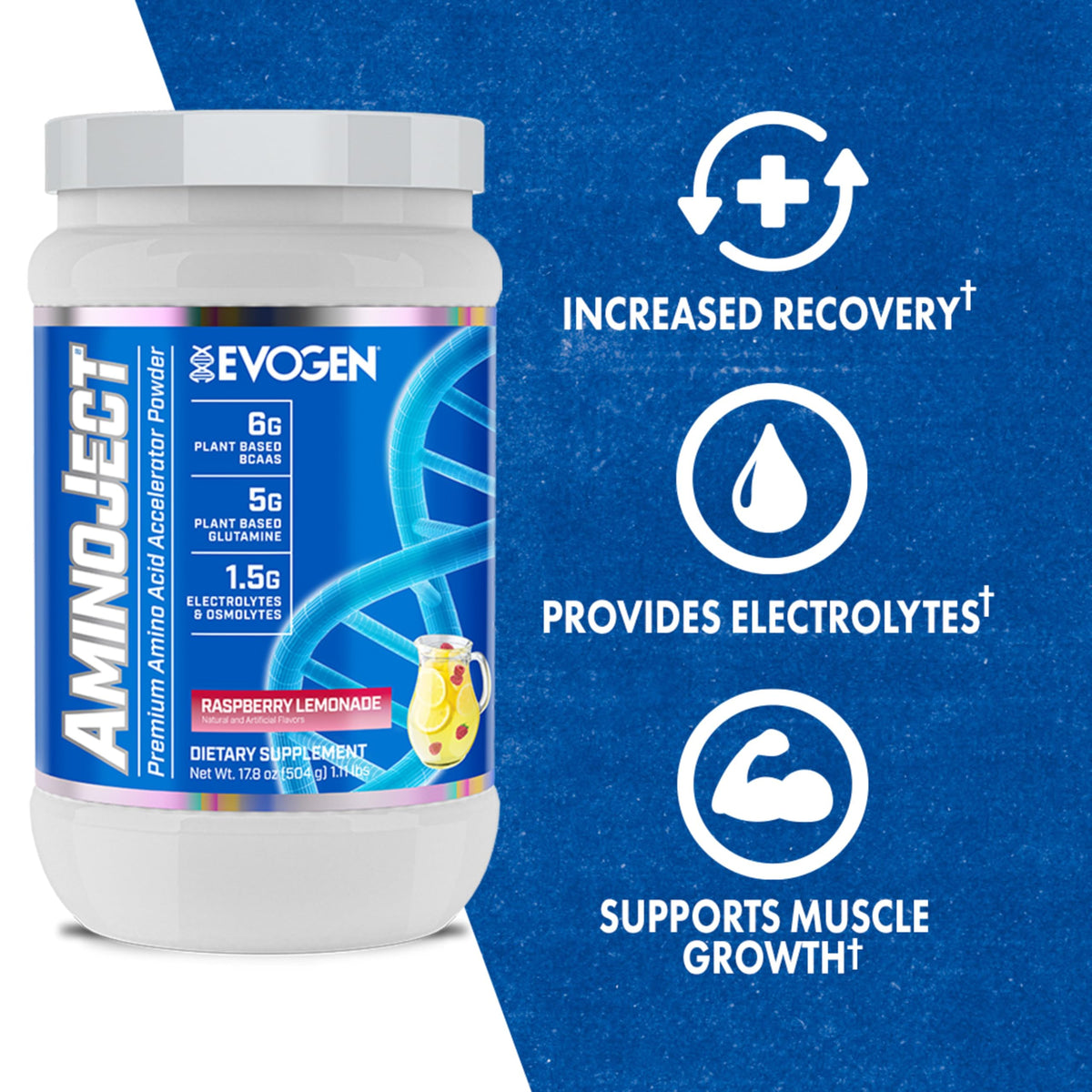 Evogen AminoJect - Amino Acid Accelerator Powder