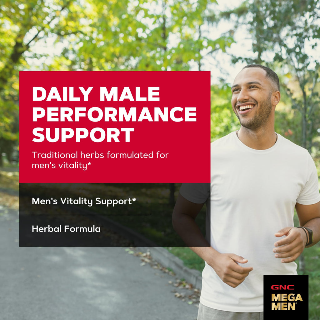 GNC Mega Men Staminol Male Vitality Formula - 60 Capsules - image 2