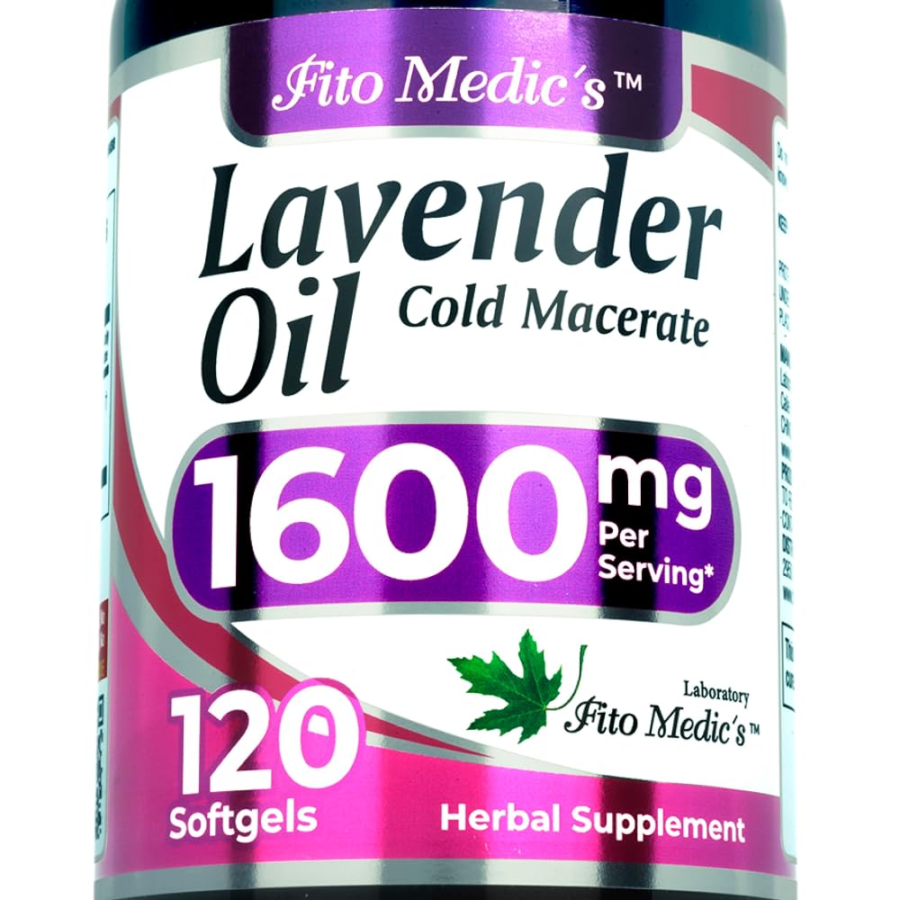 FITO MEDIC'S Lavender Pills 1600 mg - 120 Softgels