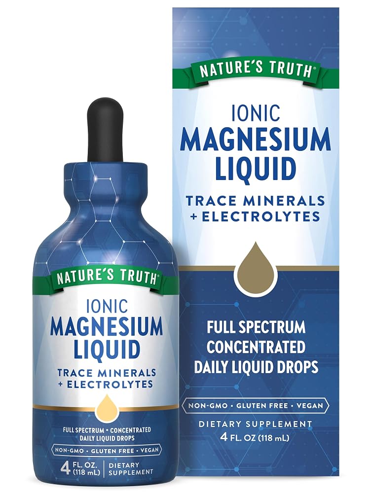 Nature's Truth Ionic Magnesium Liquid Drops - 4 Fl Oz