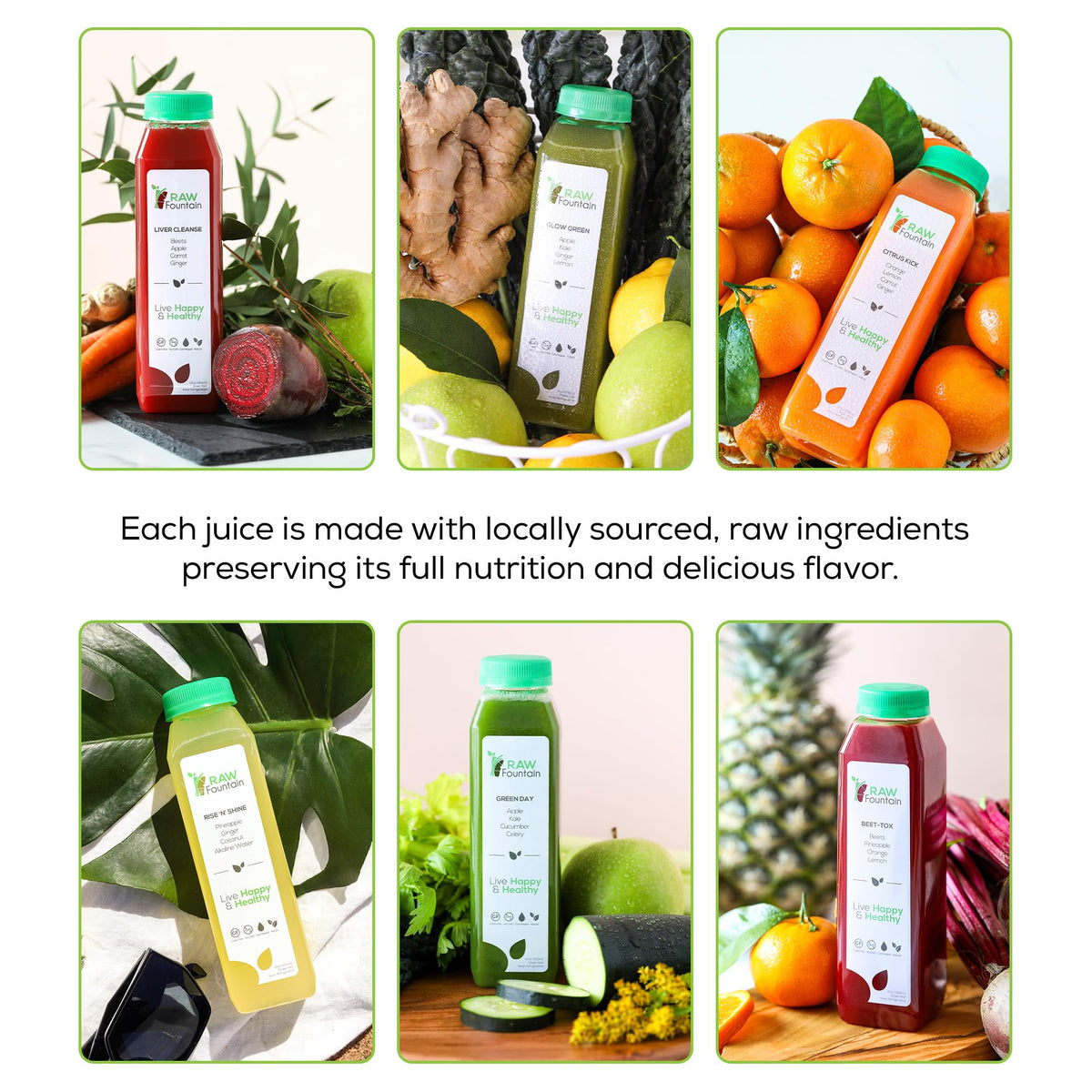 RAW Fountain Juice Cleanse Original Detox Cleanse