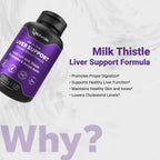 Naturalis Silymarin Milk Thistle 1300mg Enhanced with B Complex