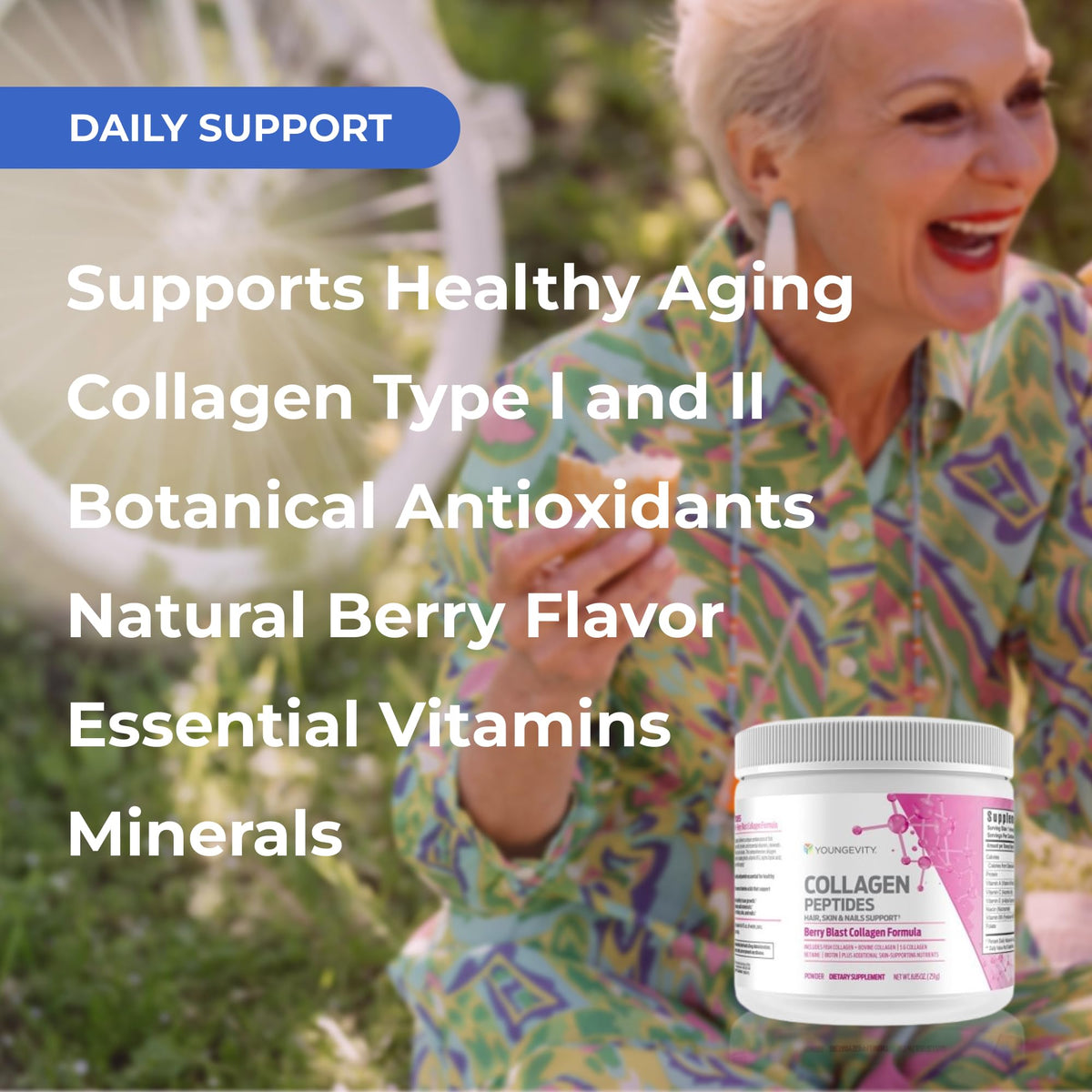 Youngevity Collagen Peptides Powder with Biotin & B12 - 251 g - image 4