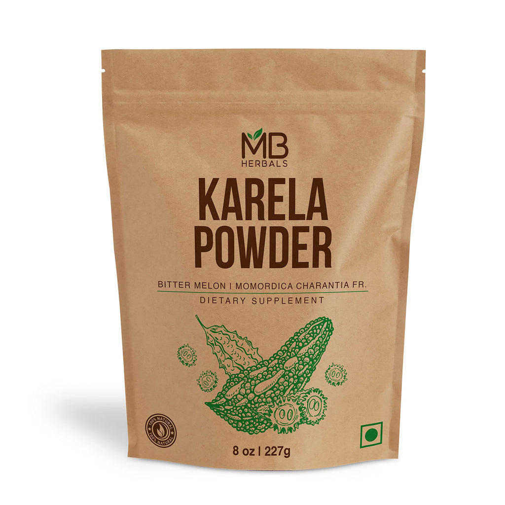 MB Herbals De-Seeded Karela Powder 8 oz / 227 Gram (0.5 lb)