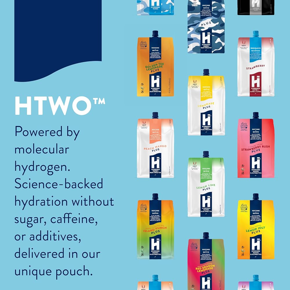 HTWO Premium Molecular Hydrogen Water Strawberry - 12 Pack - image 7