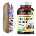BIO KRAUTER Chicory Root Prebiotic for Digestive Support - 100 Capsules