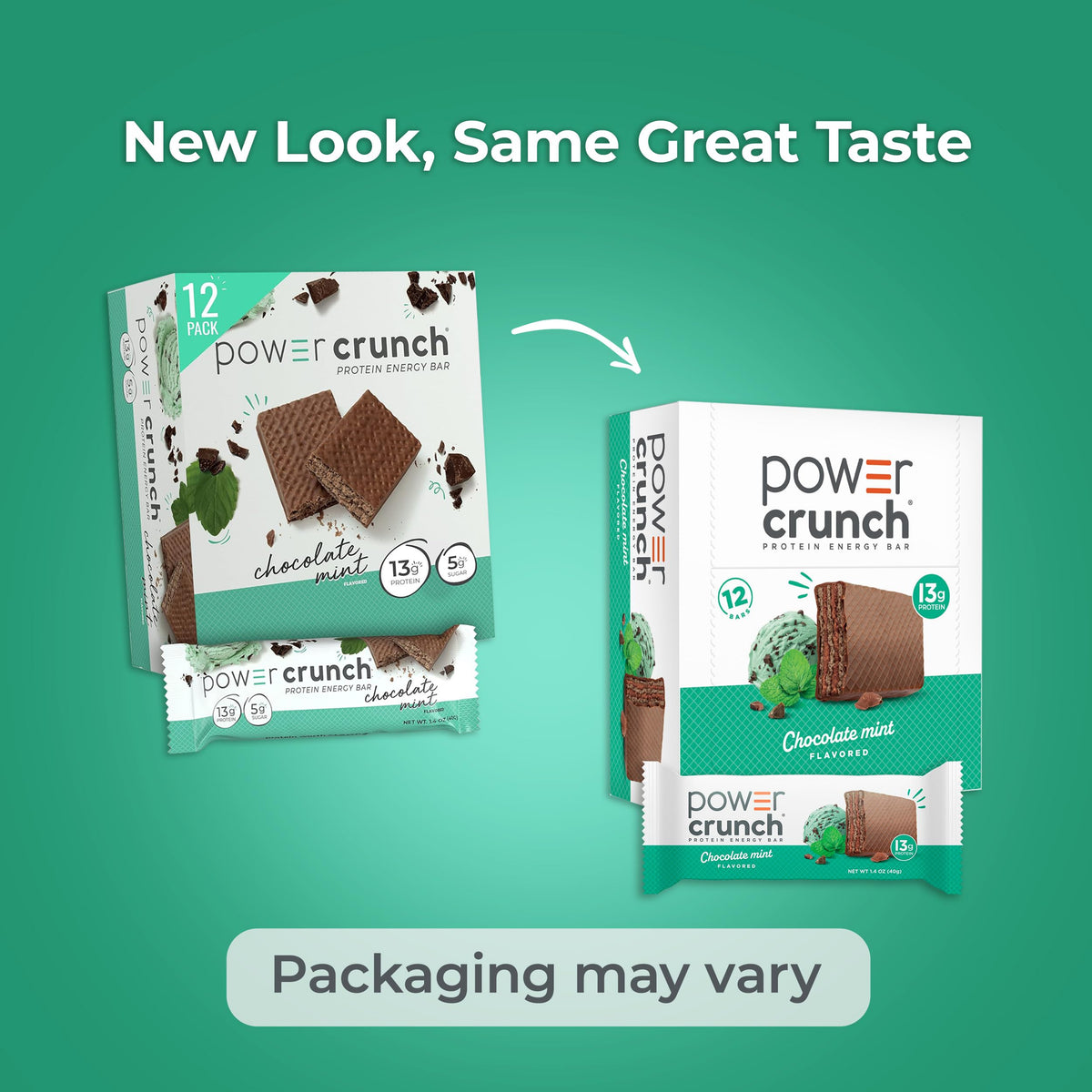 Power Crunch Chocolate Mint Protein Bars - 12 Count - image 7