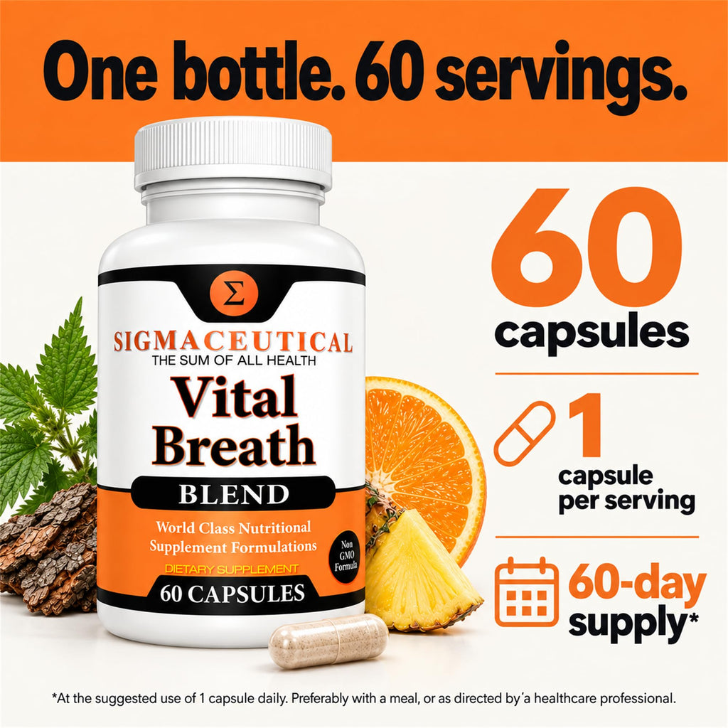Sigmaceutical Respiratory Formula Lung Cleanse - 60 Capsules - image 7