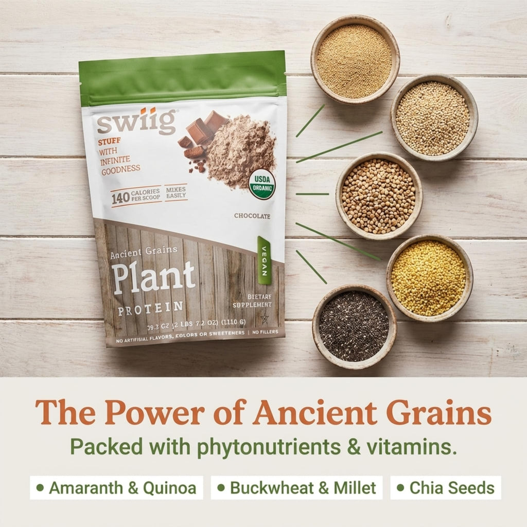 swiig Organic Ancient Grains, Plant Protein