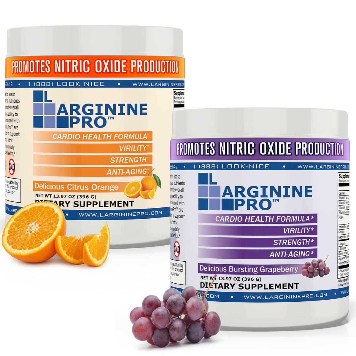 L-Arginine Pro Powder Drink Mix with L-Citrulline - 30 Servings