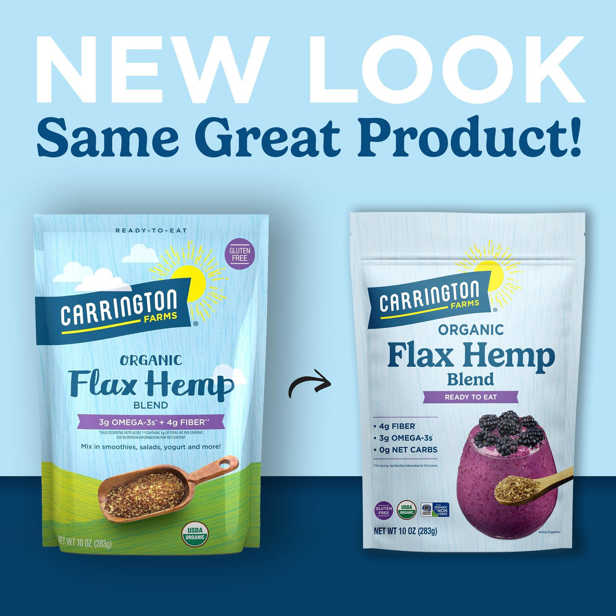 Carrington Farms Organic Flax Hemp Blend - 10 oz - image 2